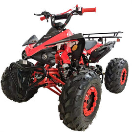 Free shipping! X-PRO 125cc ATV with Automatic Transmission w/Reverse, LED Headlights, Big 19"/18" Tires!