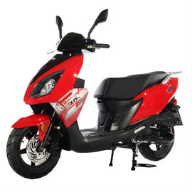 Free Shipping! X-PRO Milan 150cc Moped Scooter with 12" Aluminum Wheels, Electric/Kick Start, Large Headlights!