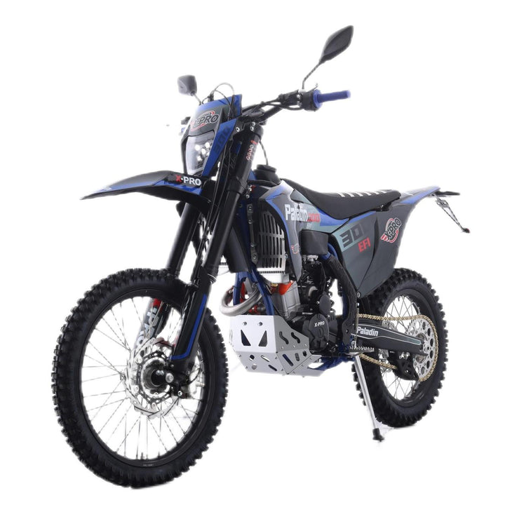 Free Shipping! X-PRO Paladin 300 EFI Dirt Bike with 6-Speed Manual Transmission and Balance Shaft and Dual Overhead Camshaft (DOHC) with Four Valves Engine, Electric Start! Big 21in/18in Wheels!