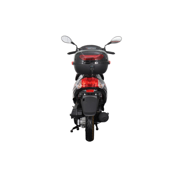 Free Shipping! X-PRO Maui 50cc Moped Scooter with 10" Aluminum Wheels, Rear Trunk, Electric/Kick Start!