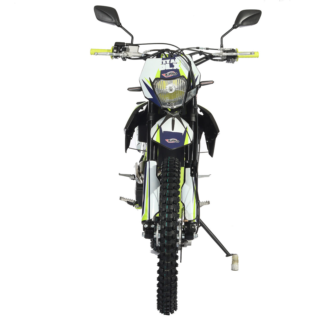 Free Shipping! X-PRO Titan 250 DLX 250cc Dirt Bike with All Lights and 5-Speed Manual Transmission,  Electric/Kick Start! Big 21in/18in Wheels! Zongshen Brand Engine!
