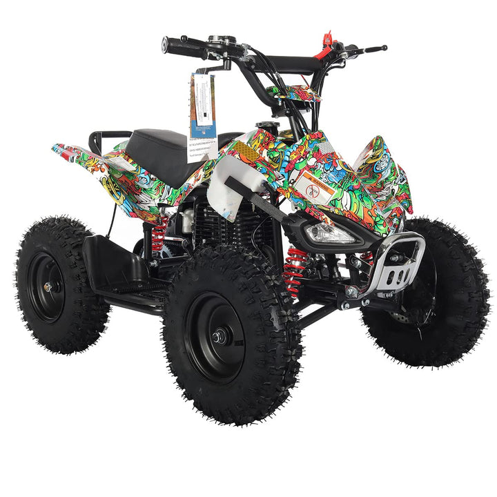 Free Shipping! X-PRO Thunder 40cc ATV with Chain Transmission, Pull start! Disc Brake! 6in Tires!