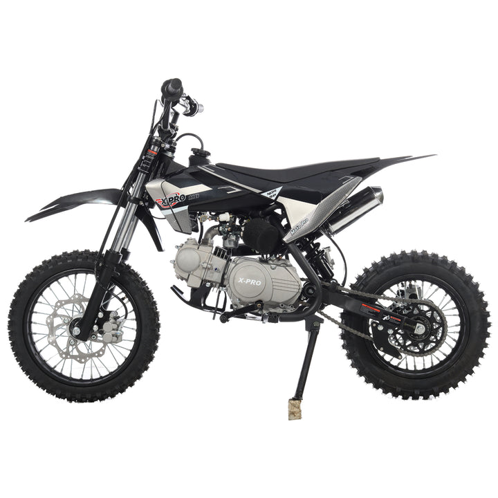 Free Shipping! X-PRO X29 110cc K013 Dirt Bike with Automatic Transmission, Electric Start, Big 14in/12in Tires! Cradle Type Steel Tube Frame!