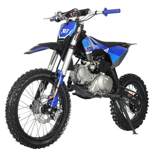 Free Shipping ! X-PRO X17 125cc Dirt Bike with Automatic Transmission, Electric Start, Big 17in/14in Tires!