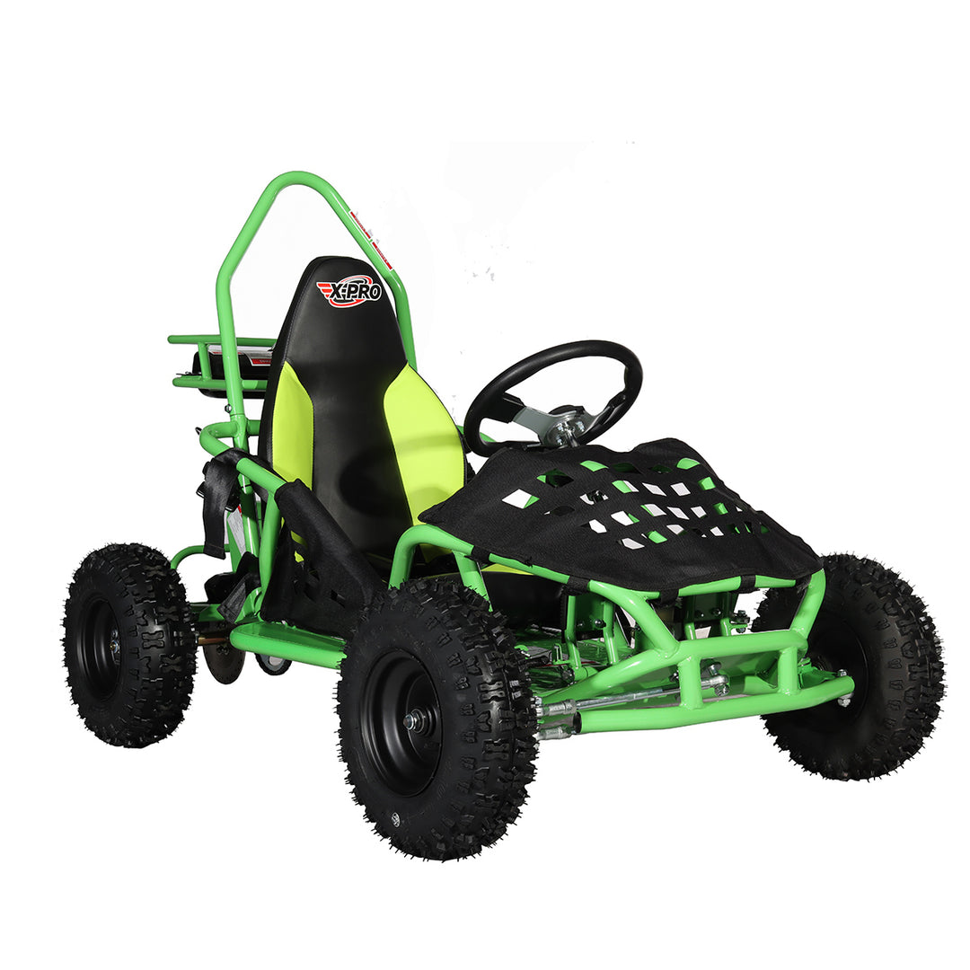 Free shipping! X-PRO Rover 50 49cc Go Kart with Pull Start, Rear Disc Brake, 6in Wheels!