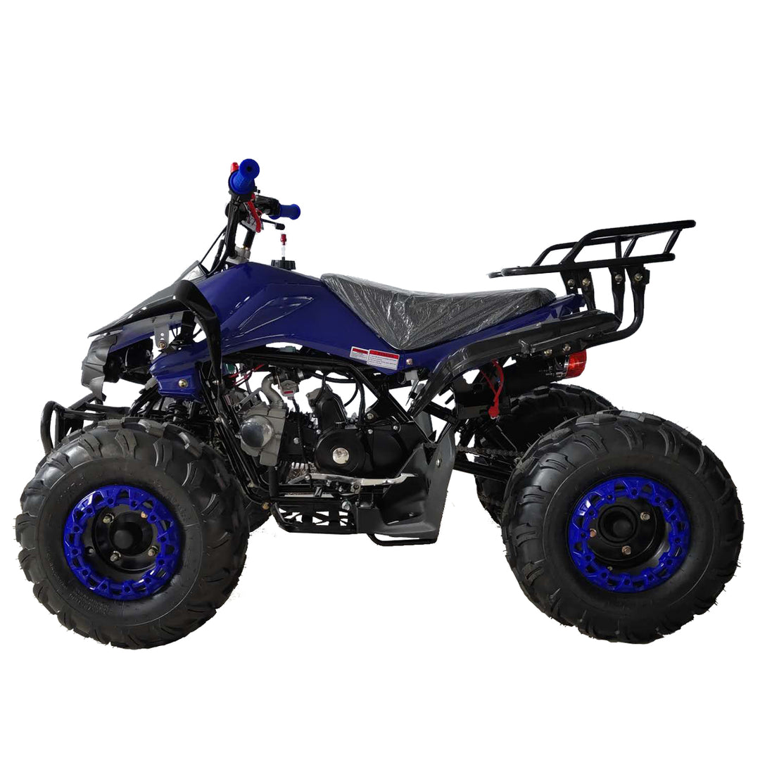 Free shipping! X-PRO Blast 125cc ATV with Automatic Transmission w/Reverse, LED Headlights, Big 19in/18in Tires!