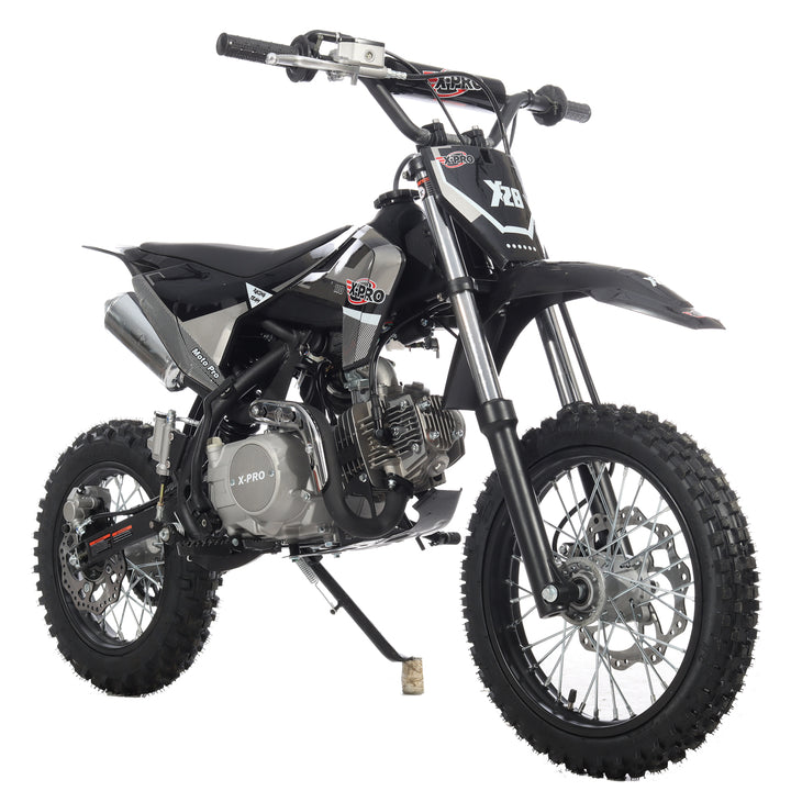 Free Shipping! X-PRO X29 110cc K013 Dirt Bike with Automatic Transmission, Electric Start, Big 14in/12in Tires! Cradle Type Steel Tube Frame!