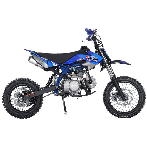 Free Shipping! X-PRO Bolt 125cc Dirt Bike with 4-Speed Manual Transmission, Kick Start, Big 14in/12in Tires! Zongshen Brand Engine!