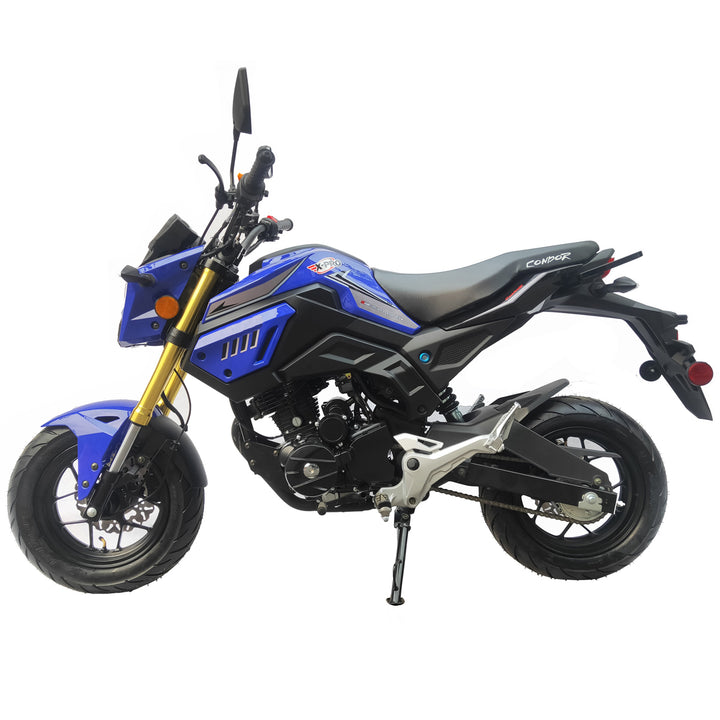 Free Shipping! X-PRO Condor150cc Street Motorcycle with 5-Speed Manual Transmission, Electric/Kick Start! 12in Wheels!