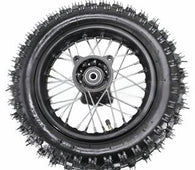 10" Rear Wheel Assembly 12mm Axle 3.0-10 Tire for 50cc 70cc 90cc 110cc Dirt Bike Pit Bike