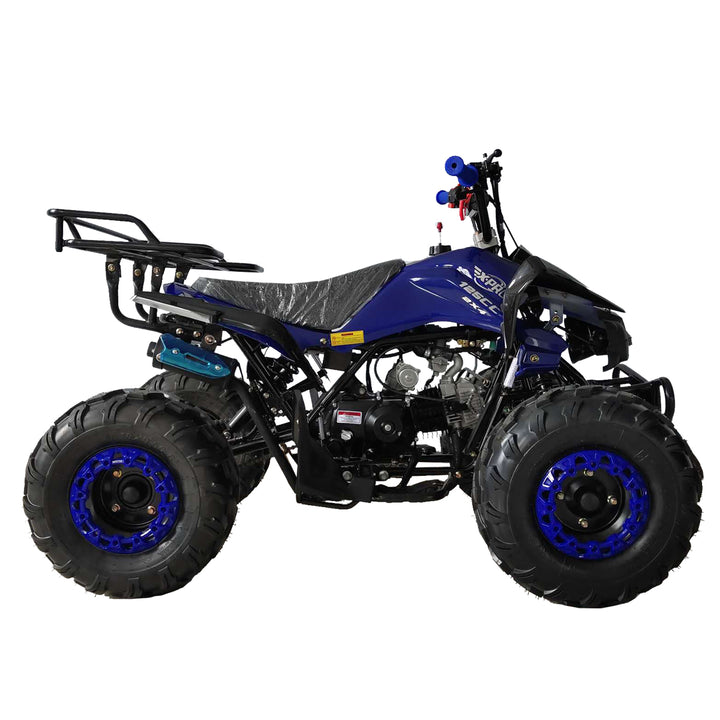 Free shipping! X-PRO Blast 125cc ATV with Automatic Transmission w/Reverse, LED Headlights, Big 19in/18in Tires!