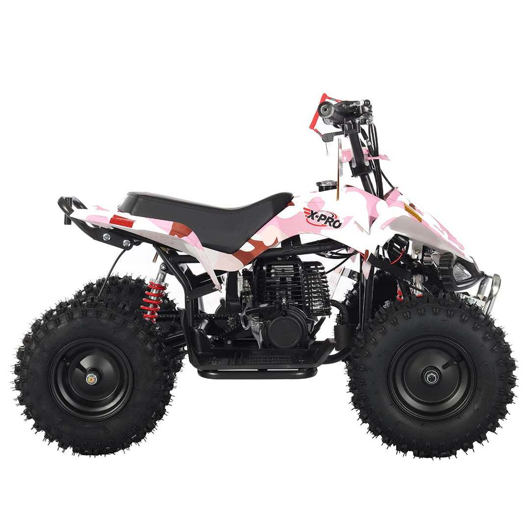 Free Shipping! X-PRO Thunder 40cc ATV with Chain Transmission, Pull start! Disc Brake! 6in Tires!