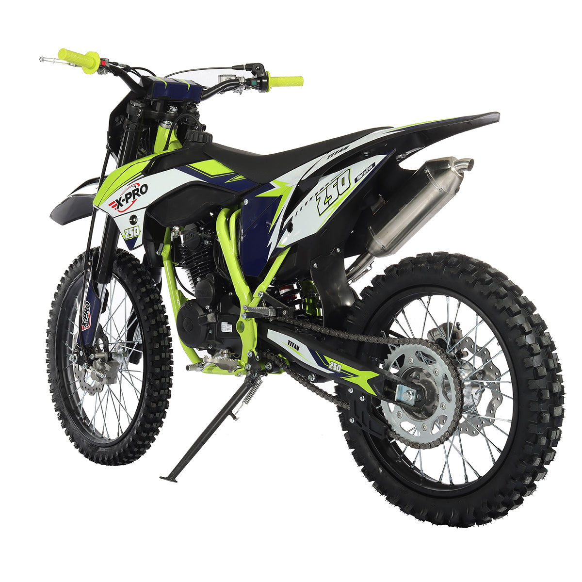 Free Shipping! X-PRO Titan 250cc Dirt Bike with LED Headlight, 5