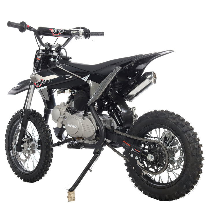 Free Shipping! X-PRO X29 110cc K013 Dirt Bike with Automatic Transmission, Electric Start, Big 14in/12in Tires! Cradle Type Steel Tube Frame!