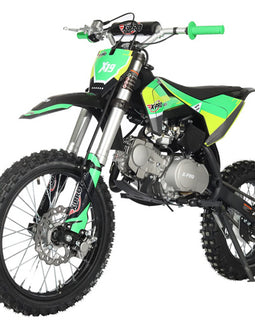 Free Shipping! X-PRO X19 125cc Dirt Bike with 4-Speed Semi-Automatic Transmission, Kick Start, Big 17"/14" Tires! Zongshen Brand Engine!