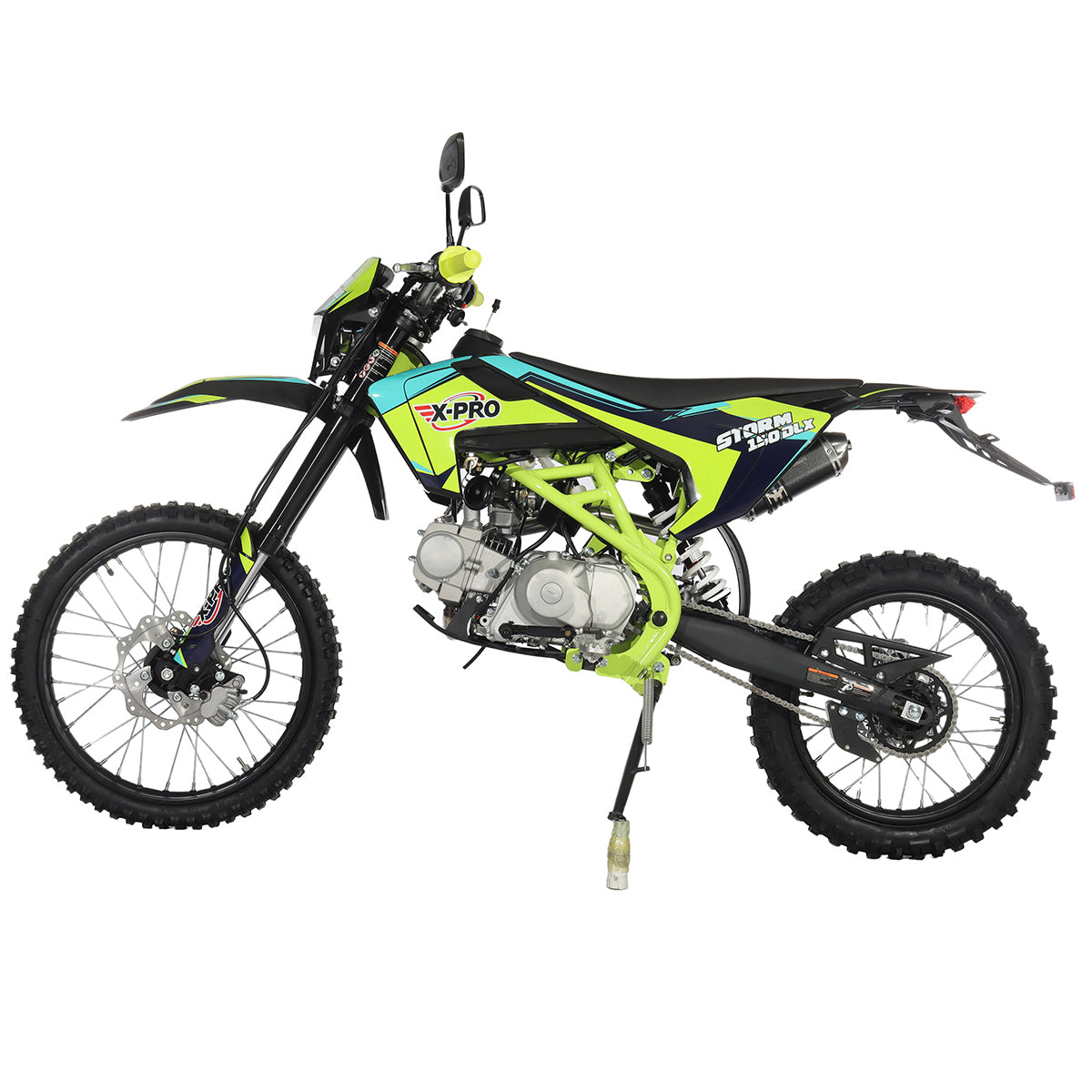 Free Shipping! X-PRO Storm DLX 150 Dirt Bike with All Lights, 4