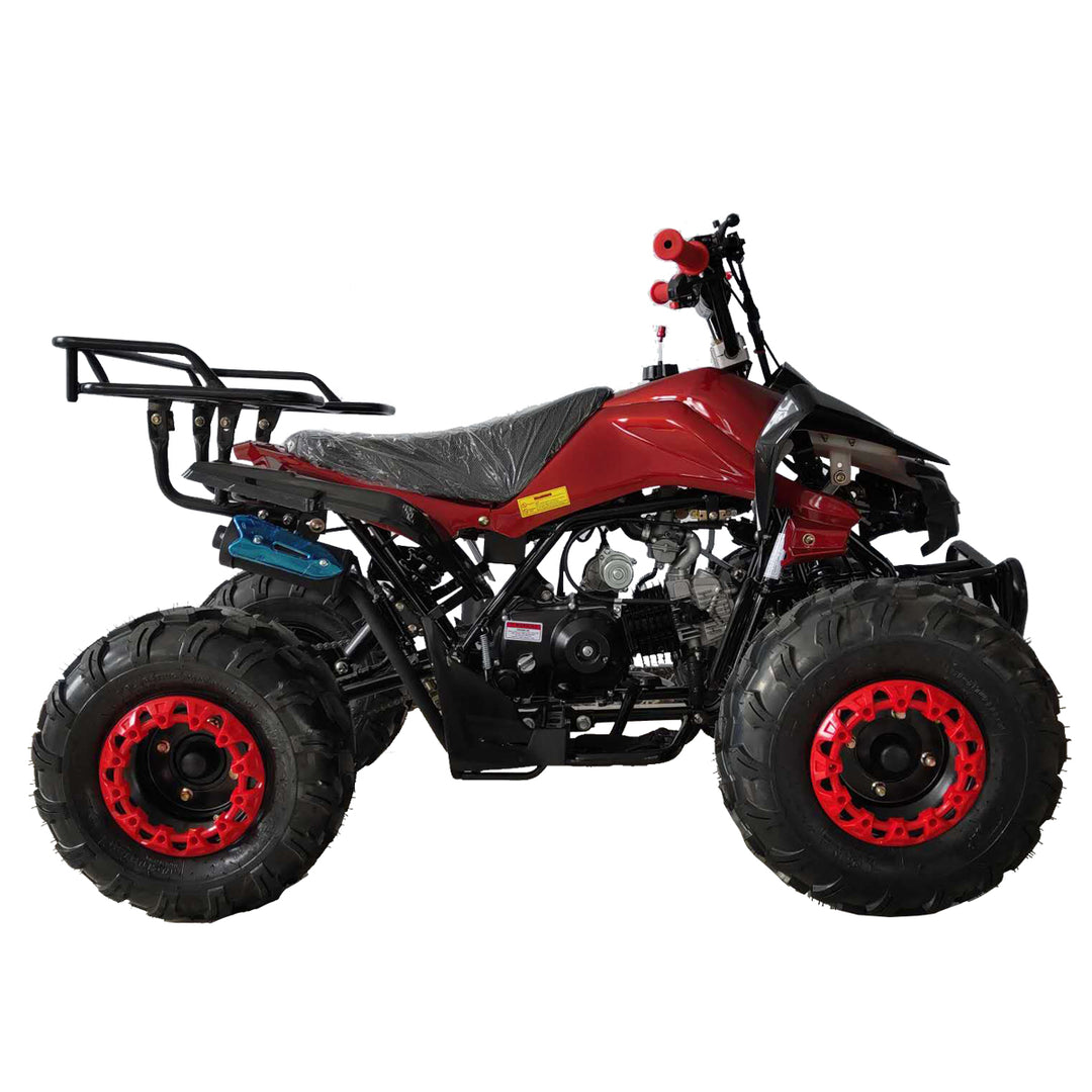 Free shipping! X-PRO Blast 125cc ATV with Automatic Transmission w/Reverse, LED Headlights, Big 19in/18in Tires!