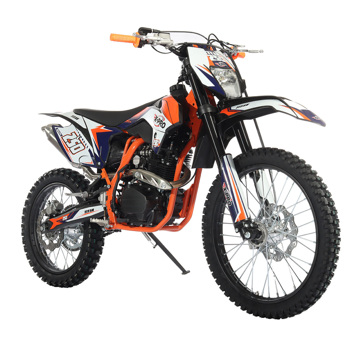 Free Shipping! X-PRO Titan 250cc Dirt Bike with LED Headlight, 5