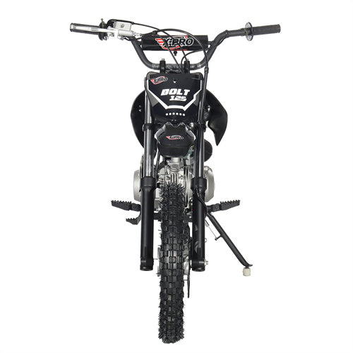Free Shipping! X-PRO Bolt 125cc Dirt Bike with Automatic Transmission, Electric Start, Big 14in/12in Tires!