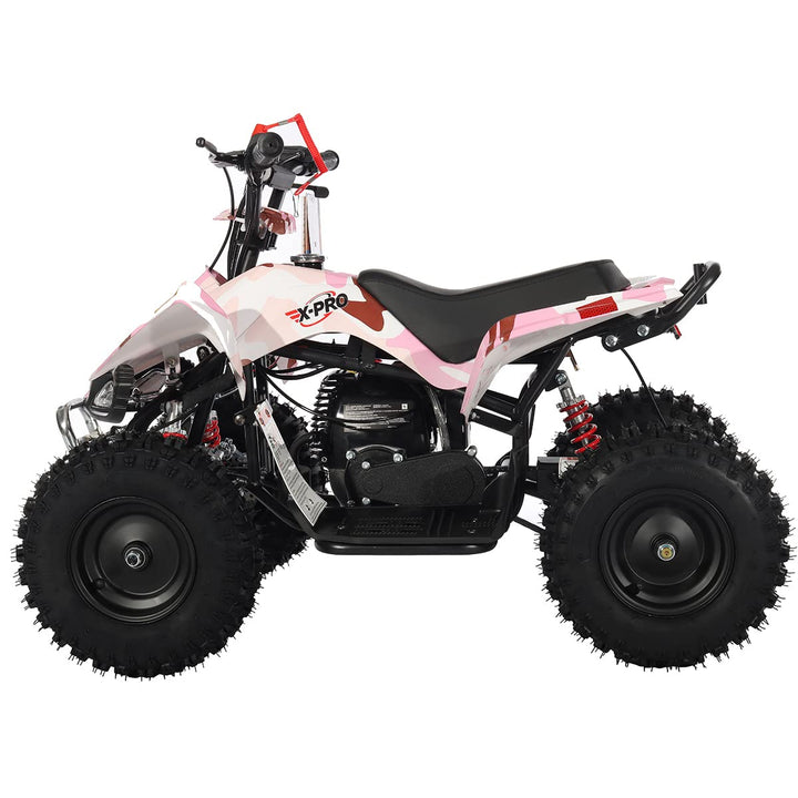 Free Shipping! X-PRO Thunder 40cc ATV with Chain Transmission, Pull start! Disc Brake! 6in Tires!