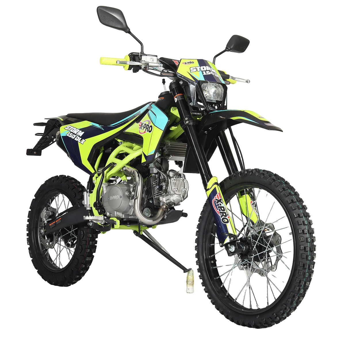 Free Shipping! X-PRO Storm DLX 150 Dirt Bike with All Lights, 4