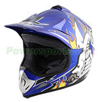 X-PRO Youth Motocross Off-Road Helmet - Blue Free Shipping!