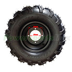 18*9.5-8 Black Left Rear Wheel Assembly for 110-150cc ATVs Go Karts