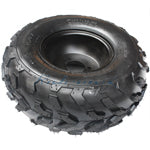 16x8-7 Black Left Front/Rear Wheel Rim Tire Assembly for 110cc 125cc ATV 70mm
