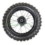 12  Rear Wheel Rim Tire Assembly for 70cc - 125cc Dirt Bikes