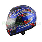 X-PRO  Motorcycle Full Face Helmet - Blue Free Shipping!