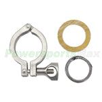 Exhaust Pipe Clamp Set-Hawk/Hawk DLX