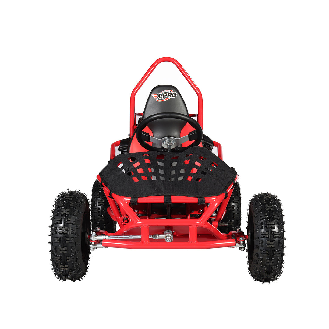 Free shipping! X-PRO Rover 50 49cc Go Kart with Pull Start, Rear Disc Brake, 6in Wheels!