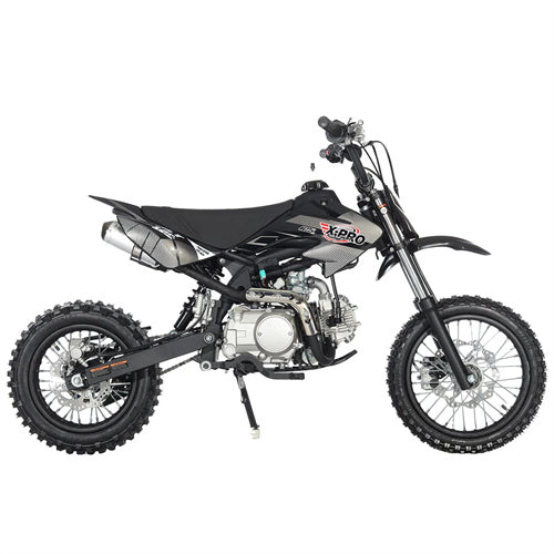 Free Shipping! X-PRO Bolt 125cc Dirt Bike with Automatic Transmission, Electric Start, Big 14in/12in Tires!