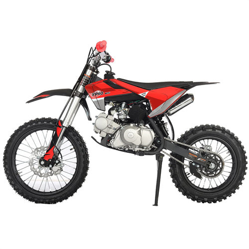 Free Shipping ! X-PRO X17 125cc Dirt Bike with Automatic Transmission, Electric Start, Big 17in/14in Tires!