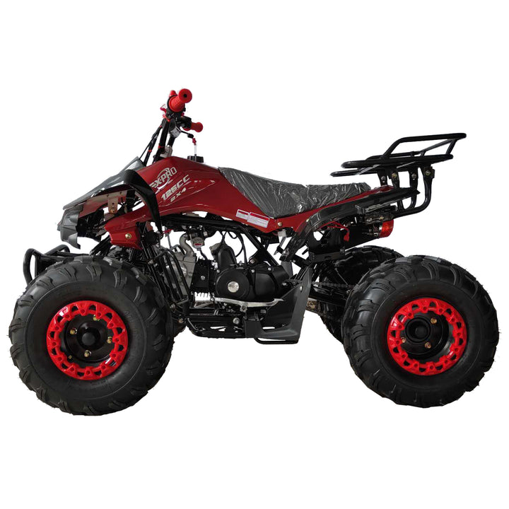 Free shipping! X-PRO Blast 125cc ATV with Automatic Transmission w/Reverse, LED Headlights, Big 19in/18in Tires!