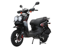 X-PRO Lanai 150cc Moped Scooter with 12" Aluminum Wheels, Electric/Kick Start, Dual Headlights and Tail Lights!