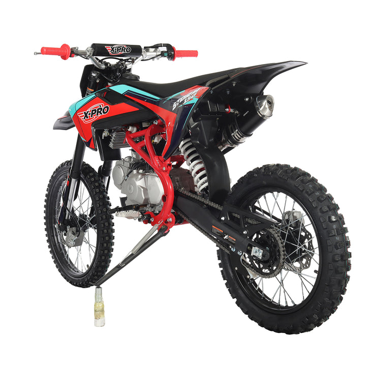 Free Shipping! X-PRO Storm 150 Dirt Bike with 4-Speed Manual Transmission, Electric/Kick Start, Big 19in/16in Tires!