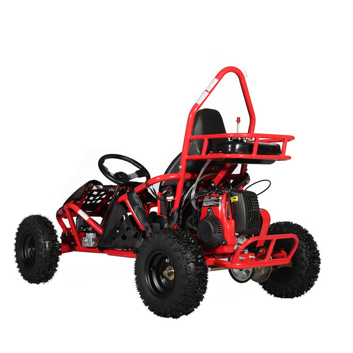 Free shipping! X-PRO Rover 50 49cc Go Kart with Pull Start, Rear Disc Brake, 6in Wheels!
