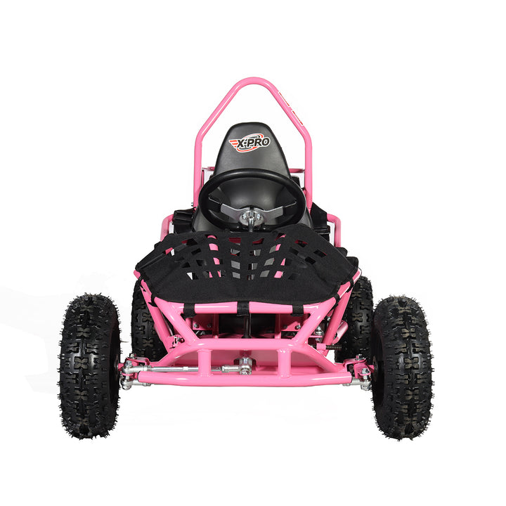 Free shipping! X-PRO Rover 50 49cc Go Kart with Pull Start, Rear Disc Brake, 6in Wheels!