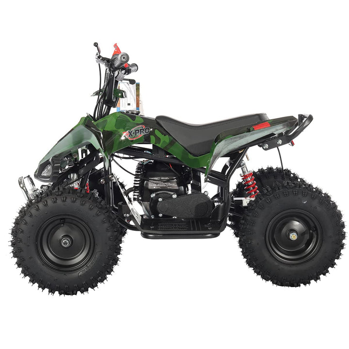 Free Shipping! X-PRO Thunder 40cc ATV with Chain Transmission, Pull start! Disc Brake! 6in Tires!