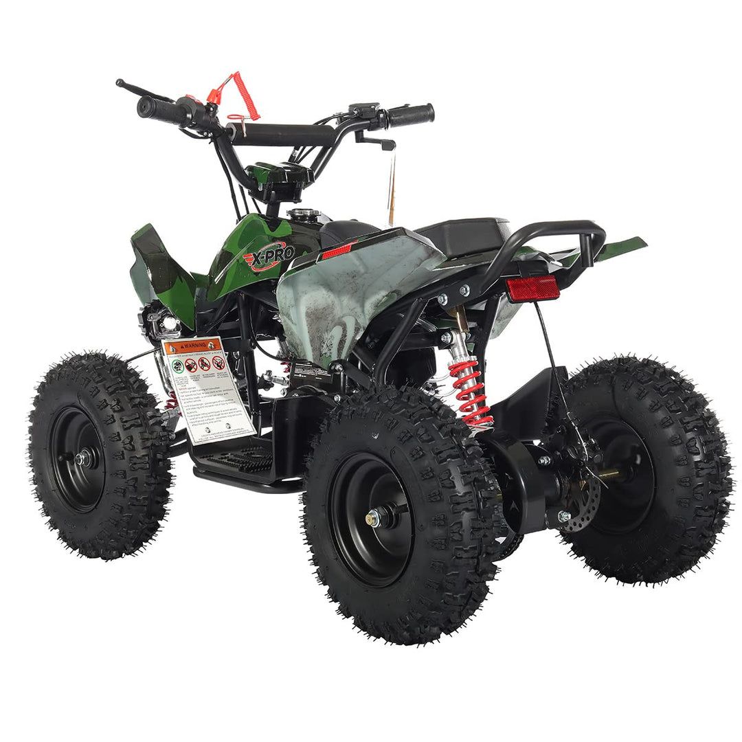 Free Shipping! X-PRO Thunder 40cc ATV with Chain Transmission, Pull start! Disc Brake! 6in Tires!