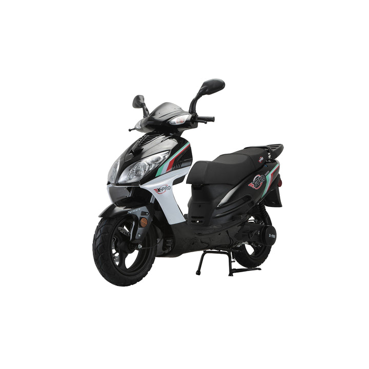 Free Shipping! X-PRO Fiji 200 Moped Scooter with 13" Aluminum Wheels! Electric/Kick Start!