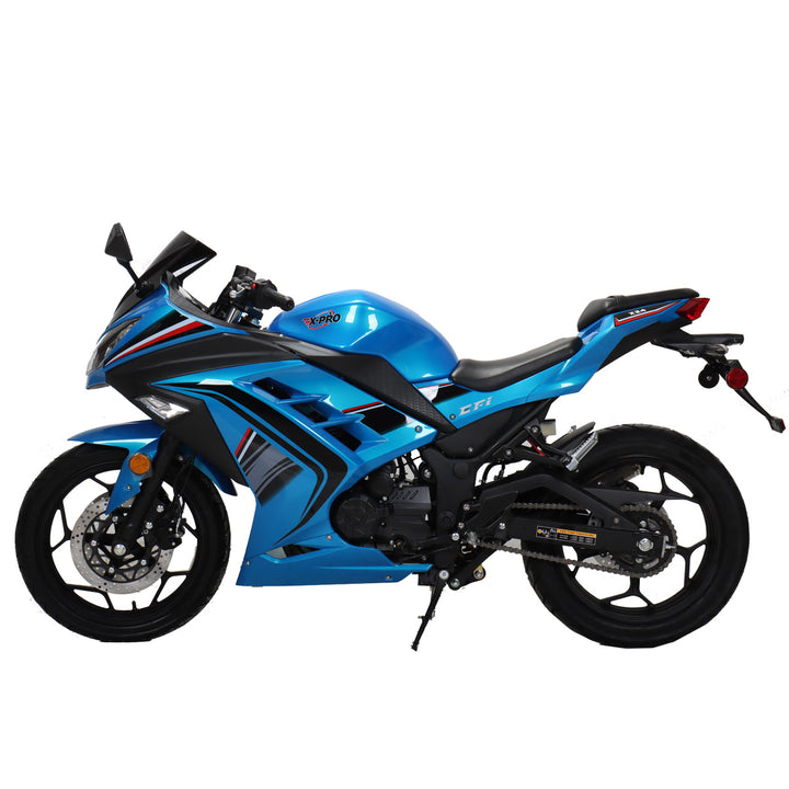 Free Shipping! X-PRO Roaster 250 Electronic Fuel Injection Street Motorcycle with 6-Speed Manual Transmission, Electric Start! 17in Wheels! Assembled In Crate!