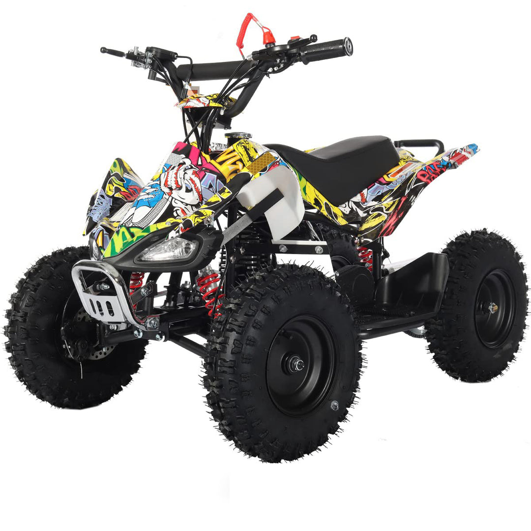 Free Shipping! X-PRO Thunder 40cc ATV with Chain Transmission, Pull start! Disc Brake! 6in Tires!