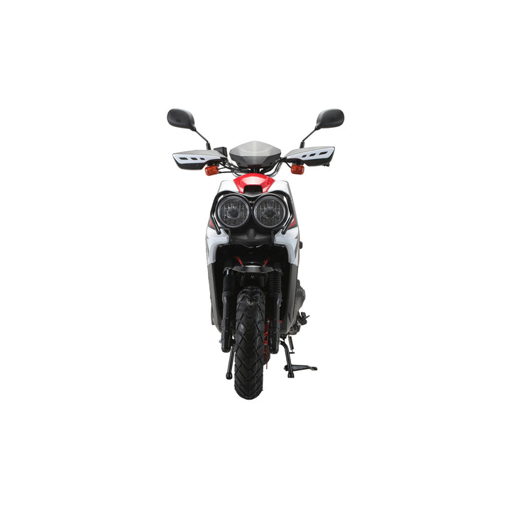 Free Shipping! X-PRO Lanai 150cc Moped Scooter with 12" Aluminum Wheels, Electric/Kick Start, Dual Headlights and Tail Lights!