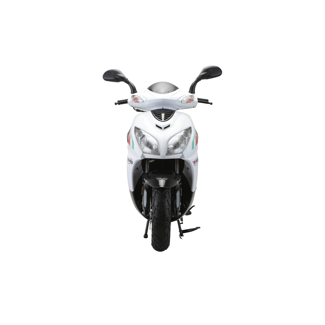 Free Shipping! X-PRO Fiji 200 Moped Scooter with 13" Aluminum Wheels! Electric/Kick Start!