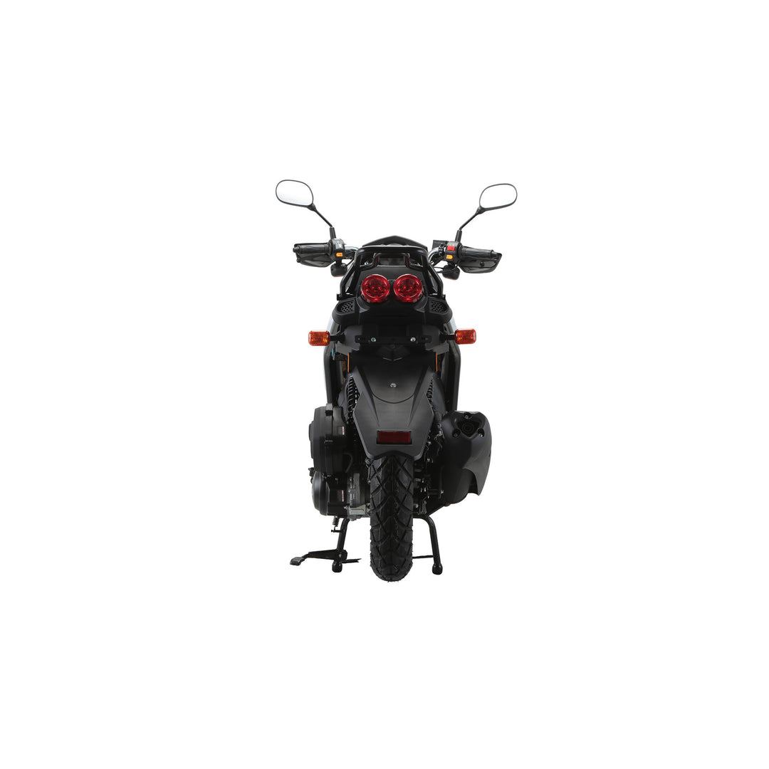 Free Shipping! X-PRO Lanai 150cc Moped Scooter with 12" Aluminum Wheels, Electric/Kick Start, Dual Headlights and Tail Lights!