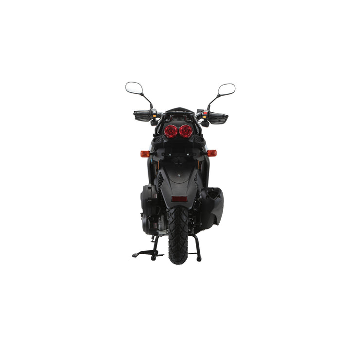 Free Shipping! X-PRO Lanai 150cc Moped Scooter with 12" Aluminum Wheels, Electric/Kick Start, Dual Headlights and Tail Lights!