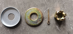 M16 Rear Wheel Castle Nut Set