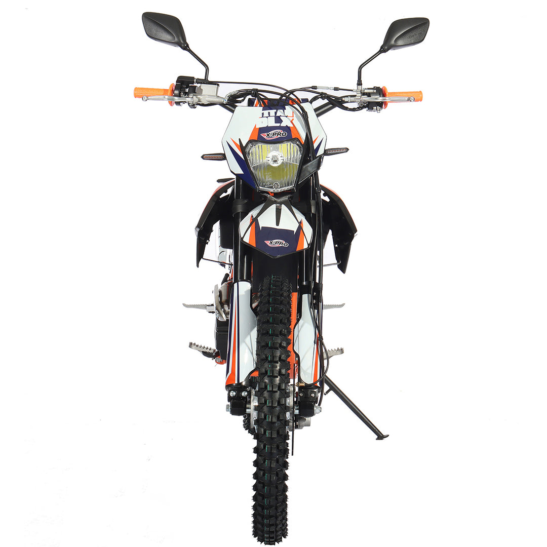 Free Shipping! X-PRO Titan 250 DLX 250cc Dirt Bike with All Lights and 5-Speed Manual Transmission,  Electric/Kick Start! Big 21in/18in Wheels! Zongshen Brand Engine!